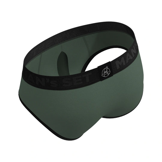 Cuecas infantis ultramacias 2.8", cáqui