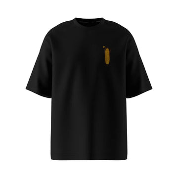 Oversized Unisex T-Shirt, Black, Surf Season