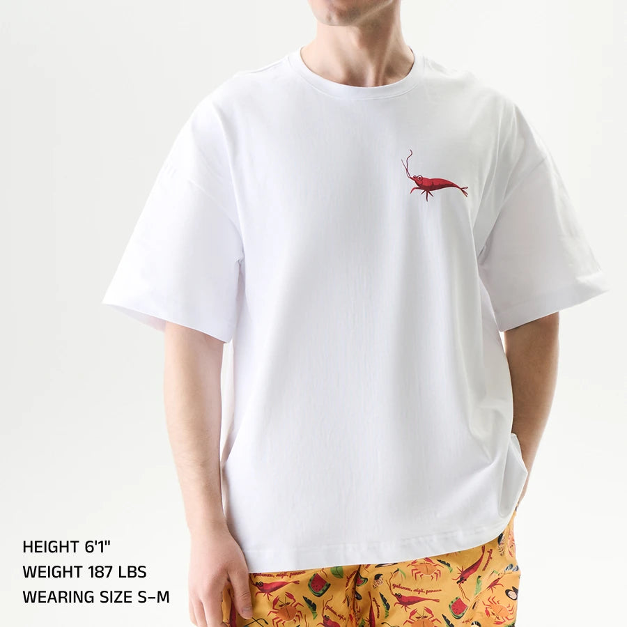 Oversized Unisex T-Shirt, White, RESORTER