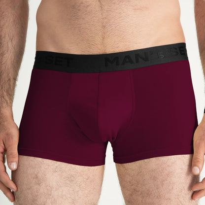 PowerStretch Trunks 3.9", Plum