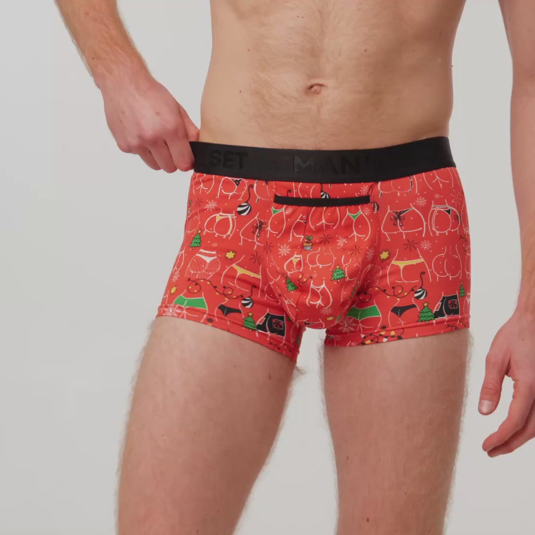 UltraSoft Trunk 3.6" Open Fly, Kiss My Booties