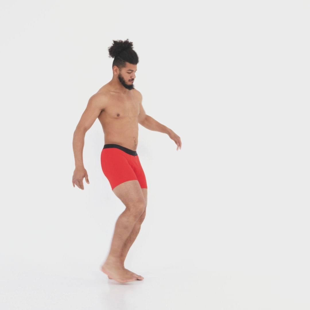 ProActive Soft Boxer Brief 5.8", Red