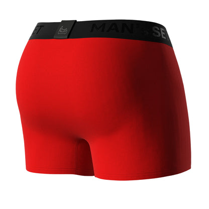 BreezeFlow Micromodal Trunks 4", Red