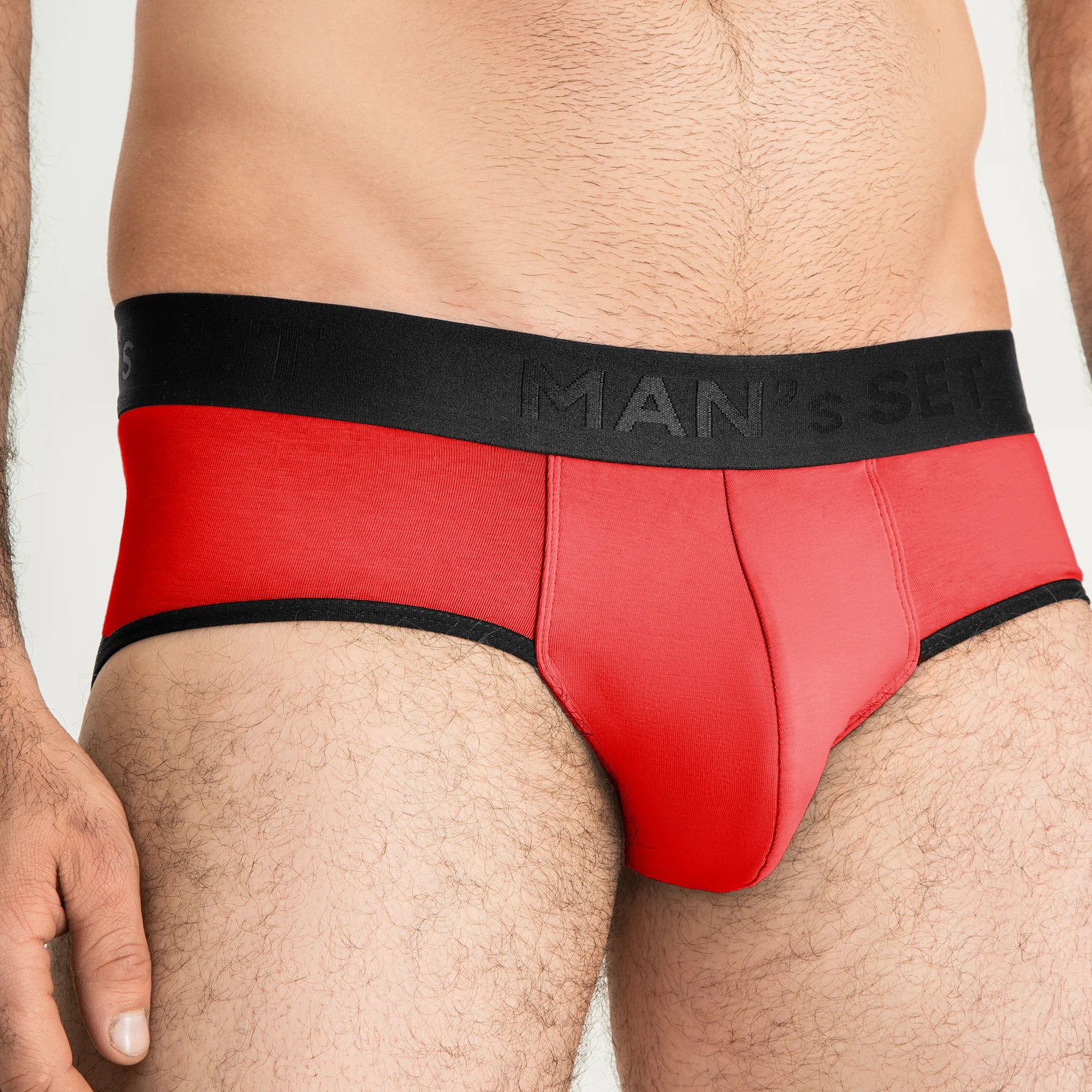PowerStretch Brief Open Fly, Red