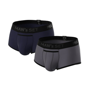 ProActive Stretch Trunks 3.2" 2-Pack, Navy/Graphite