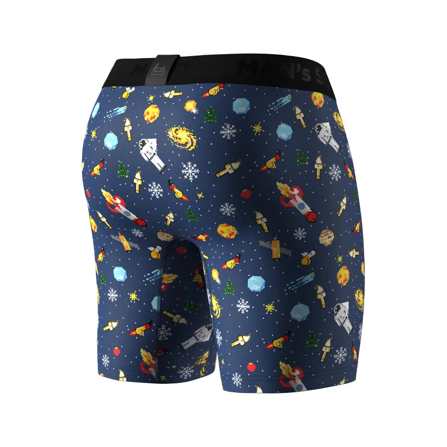 UltraSoft Boxer Brief 7.6" Open Fly, Juicy Dicks