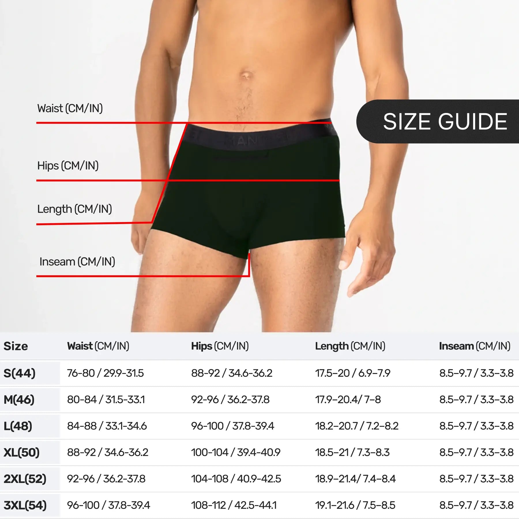 UltraSoft Trunk 3.6" Open Fly, Forest Green