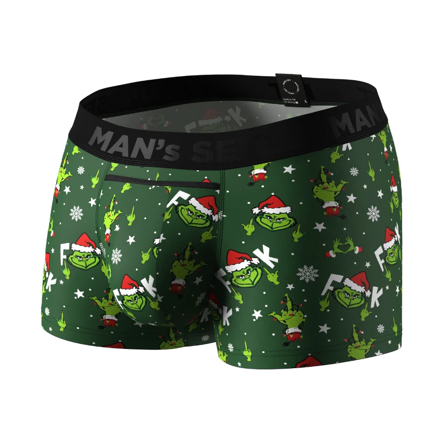 UltraSoft Trunk 3.6" Open Fly, Unholy Grinch