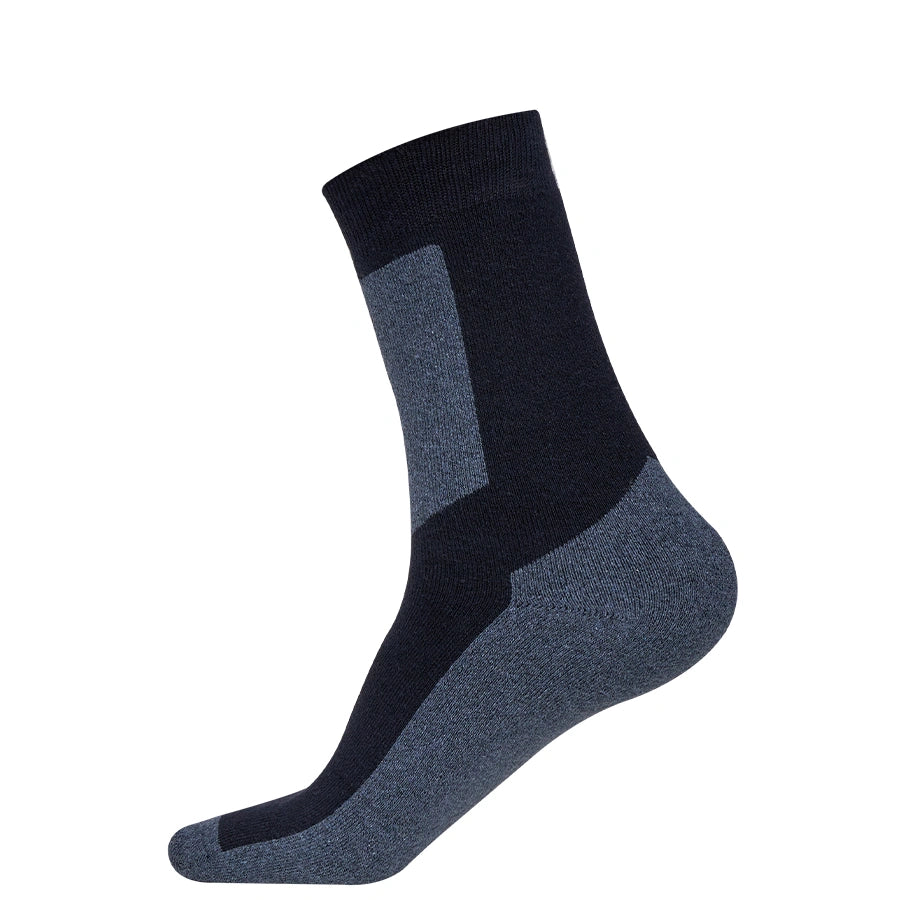 Crew Sock Winter Classic, Gray with Black
