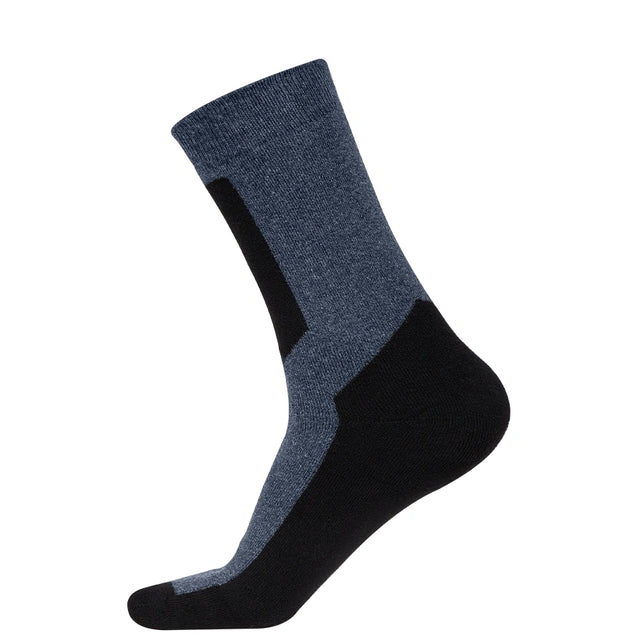 Crew Sock Winter Classic, Black with Gray