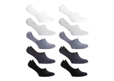 Cotton liner socks with silicone 10Pack