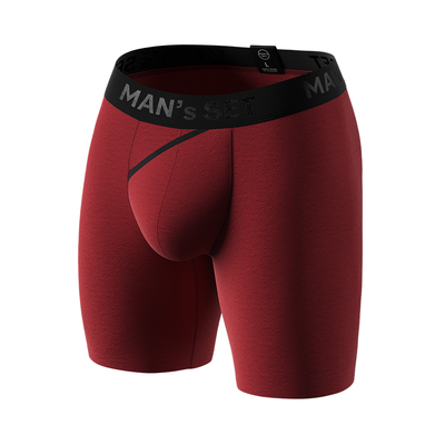 Boxer Briefs 2.0 with Fly 'Black Series' Dark red