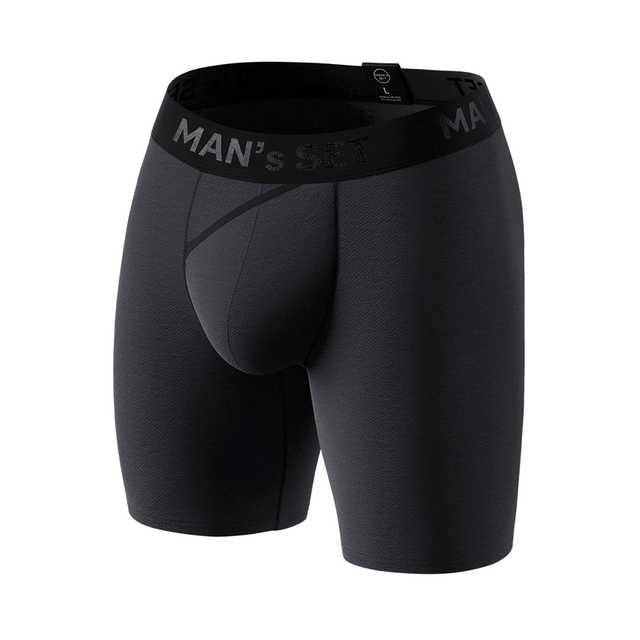UltraSoft  Boxer Brief 7.6" OpenFly, Graphite
