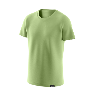 Premium Cotton Basic U-neck T-Shirt, Olive