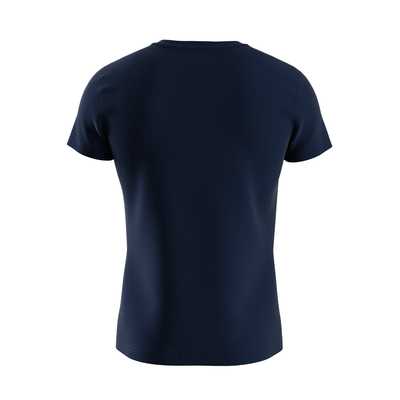 Premium Cotton Basic V-neck T-shirt, Blue