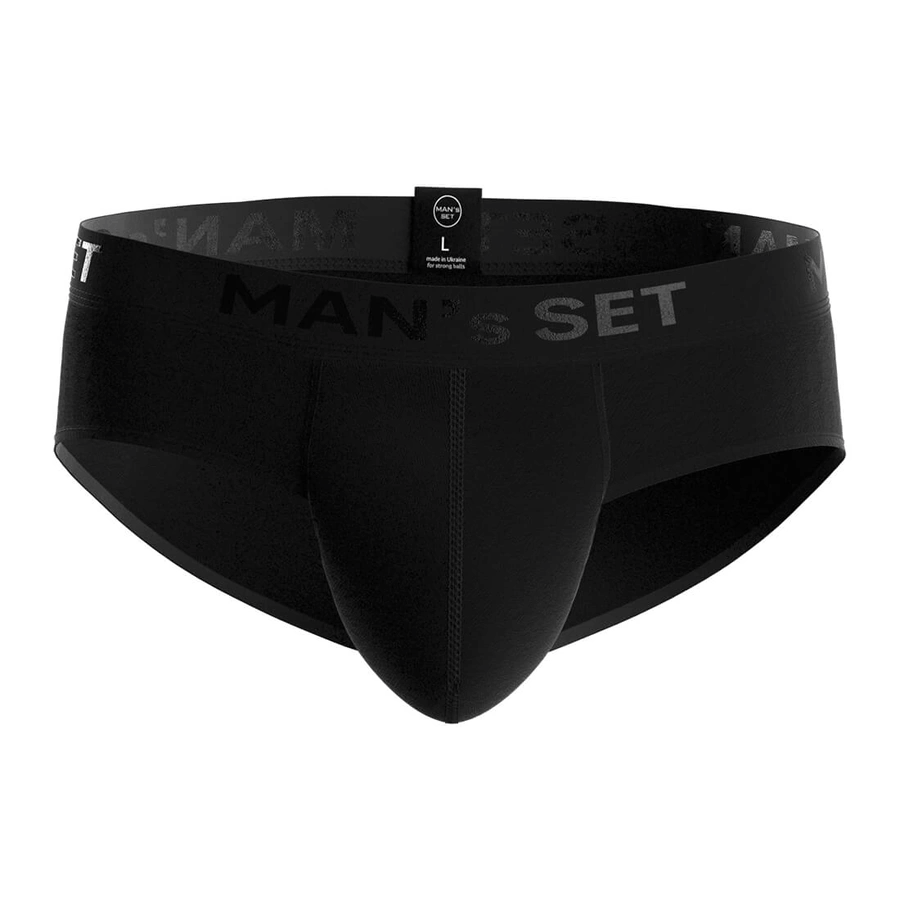 PowerStretch Brief Open Fly, Black