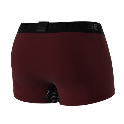 AirFlow Trunks 3.6" OpenFly, Burgundy