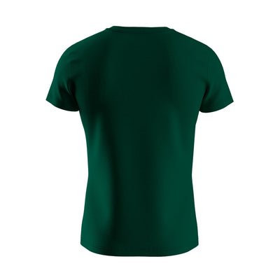 Premium Cotton Basic V-neck T-shirt, Dark green