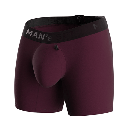 ProActive Soft Boxer Briefs 5.8", Plum