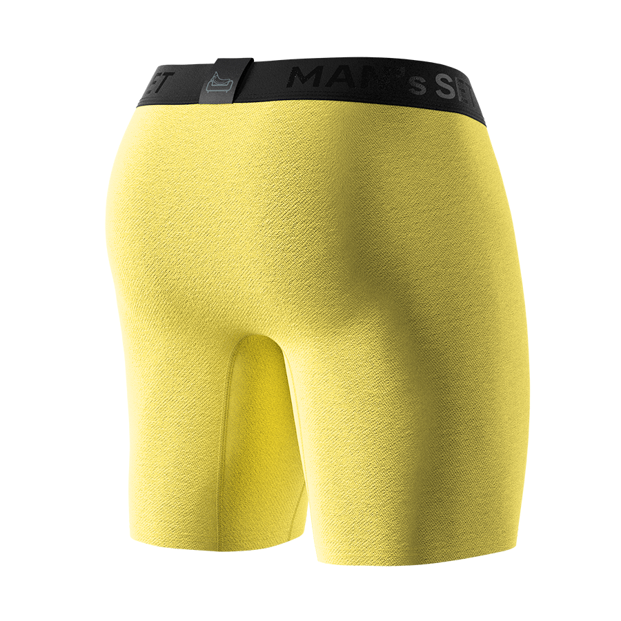 Boxer Briefs 2.0 with Fly 'Black Series' Yellow