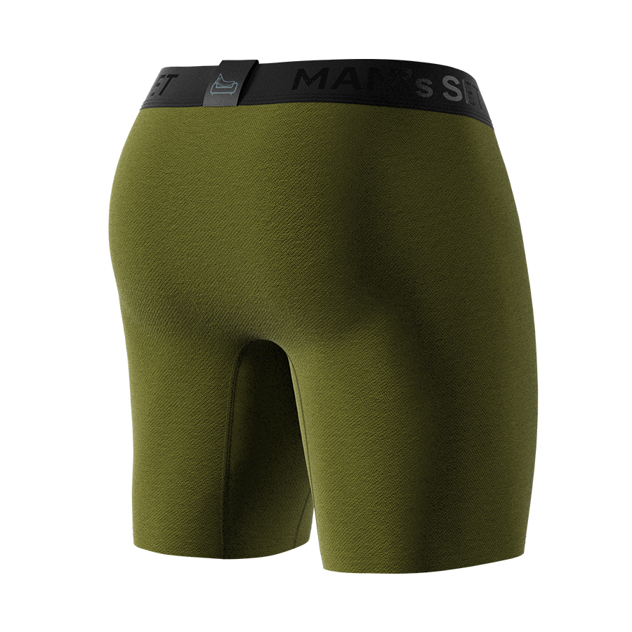 Boxer Briefs 2.0 with Fly 'Black Series' Khaki