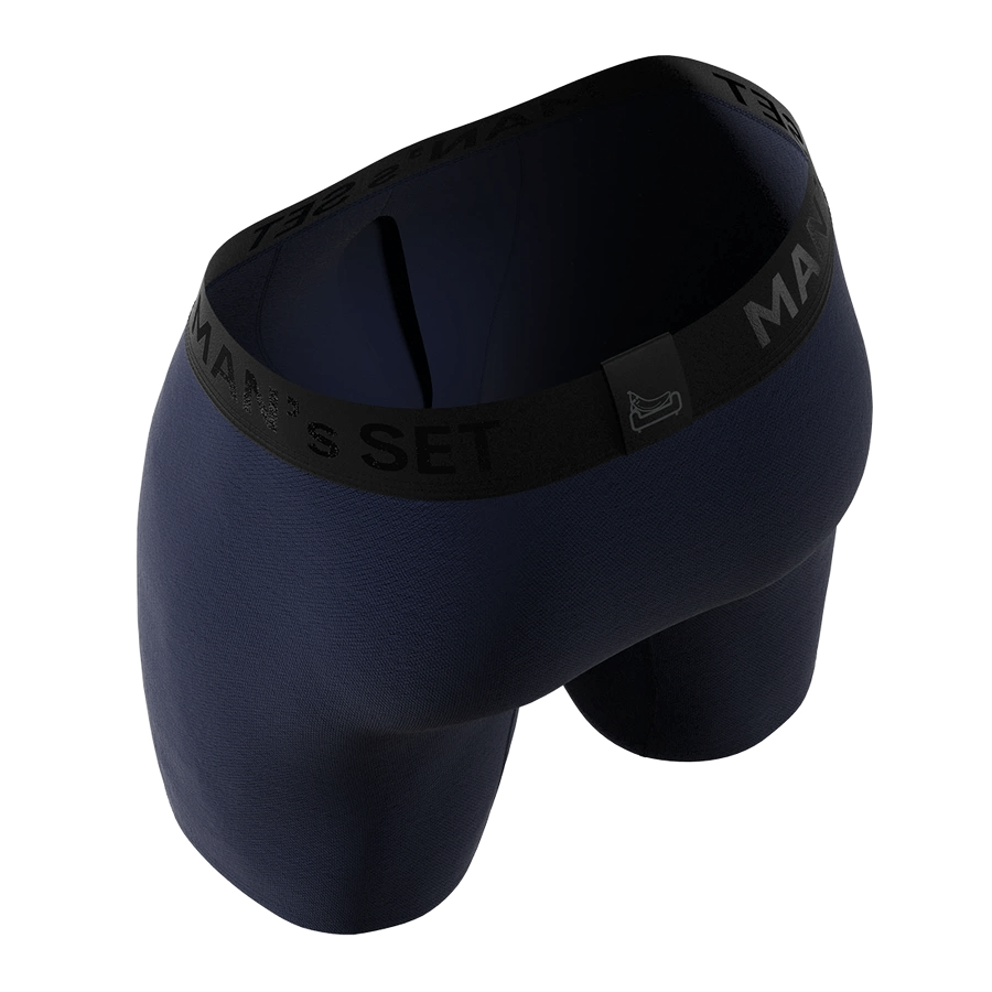 UltraSoft  Boxer Brief 7.6" OpenFly, Navy