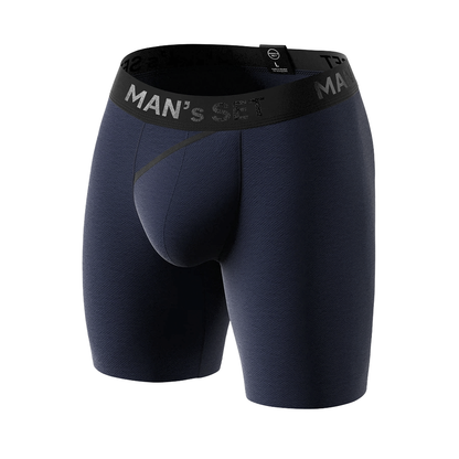 UltraSoft  Boxer Briefs 7.6" OpenFly, Navy