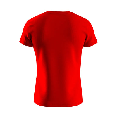 Premium Cotton Basic V-neck T-shirt, Red