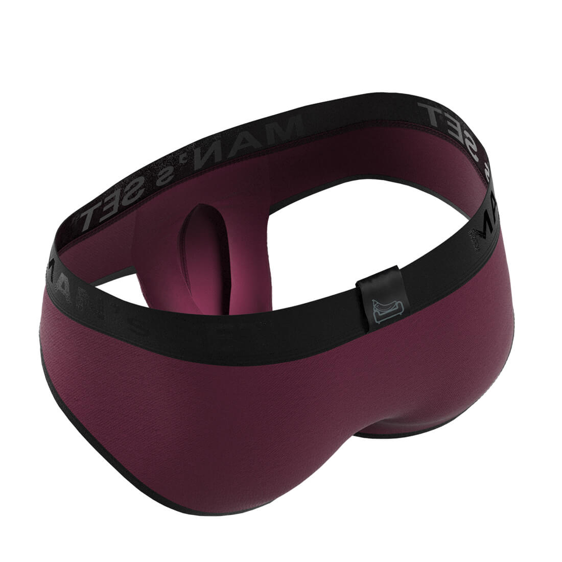 PowerStretch Brief Open Fly, Plum