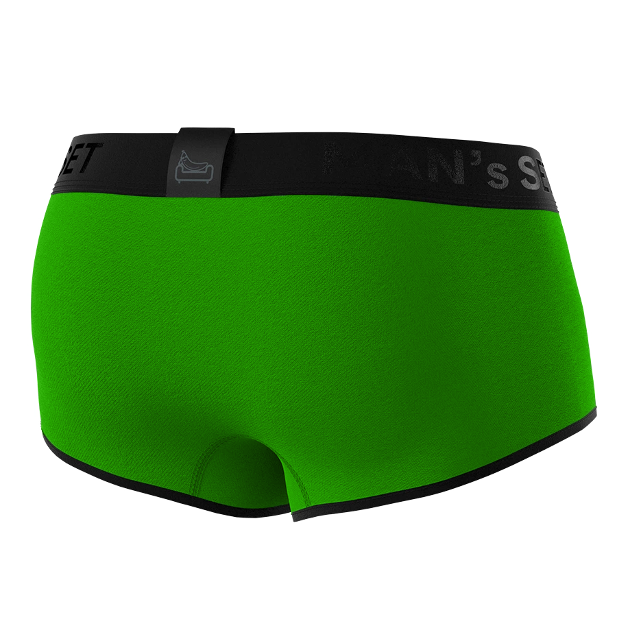 Sport Trunks with Fly 'Black Series' Light green