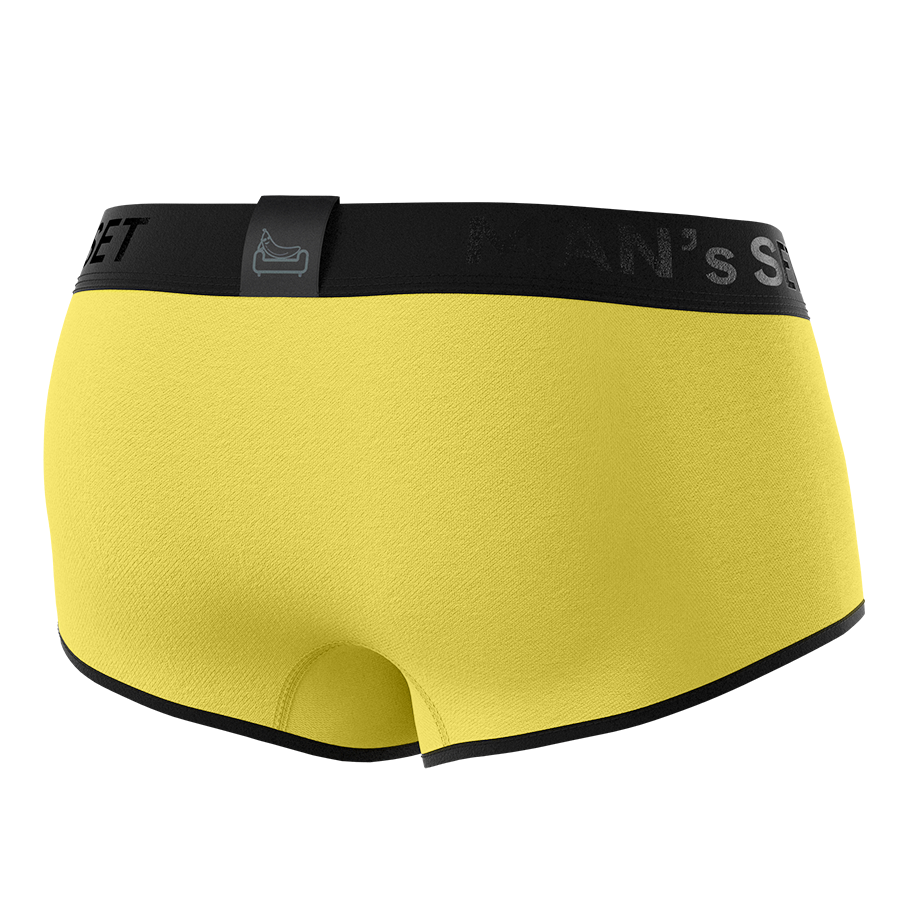 Sport Trunks with Fly 'Black Series' Yellow