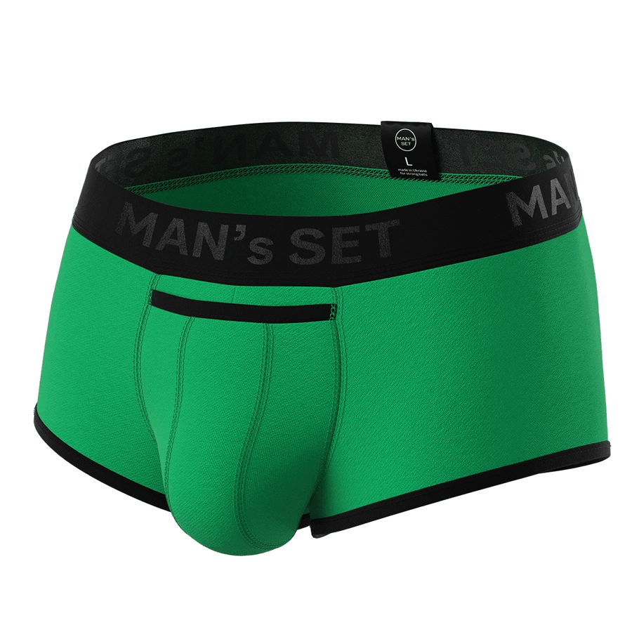 Sport Trunks with Fly 'Black Series' Green